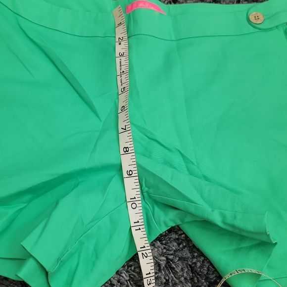 Lilly pulitzer 5" Alessi Stretch Short - Cabana Green Size 16. No tag. New - Picture 9 of 10